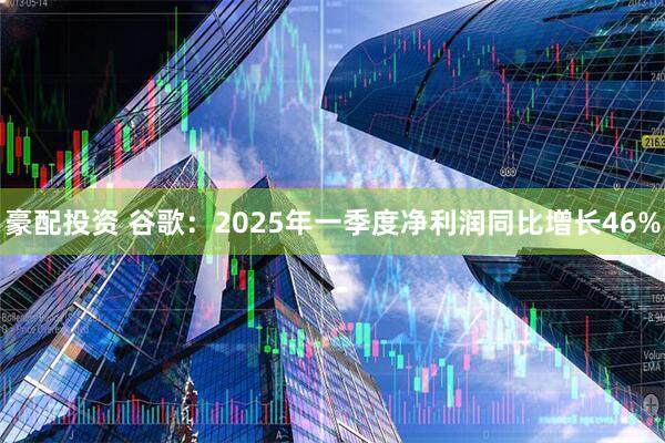 豪配投资 谷歌:2025年一季度净利润同比增长46%