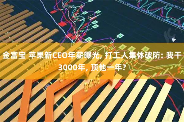 金富宝 苹果新CEO年薪曝光, 打工人集体破防: 我干3000年, 顶他一年?
